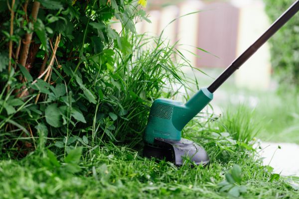 Weed Whacking in Hilliard